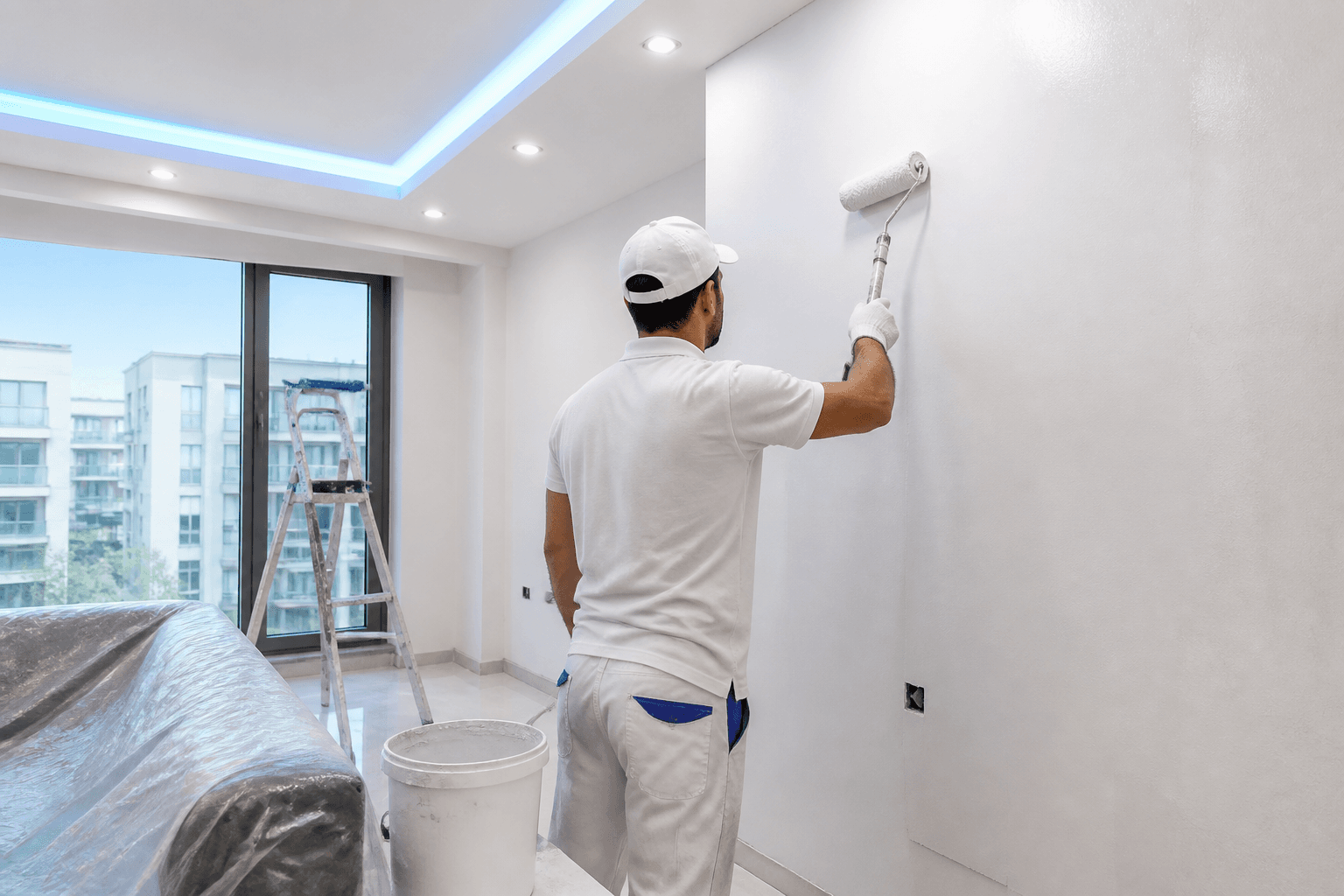 نقاشی حرفه‌ای ساختمان توسط میلاد علی‌نیا